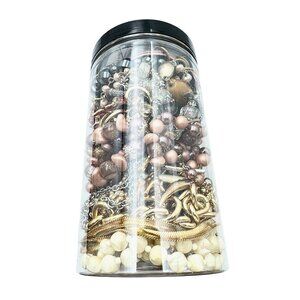 Mystery Jewelry Jar #1863 Wearable Quality Pieces 2lbs Necklace Bracelet Earring